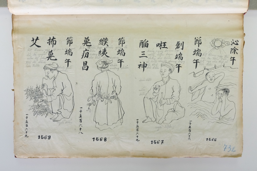 Collection of unpublished drawings (and pencil commentaries) currently held by Keio University in Tokyo, Japan