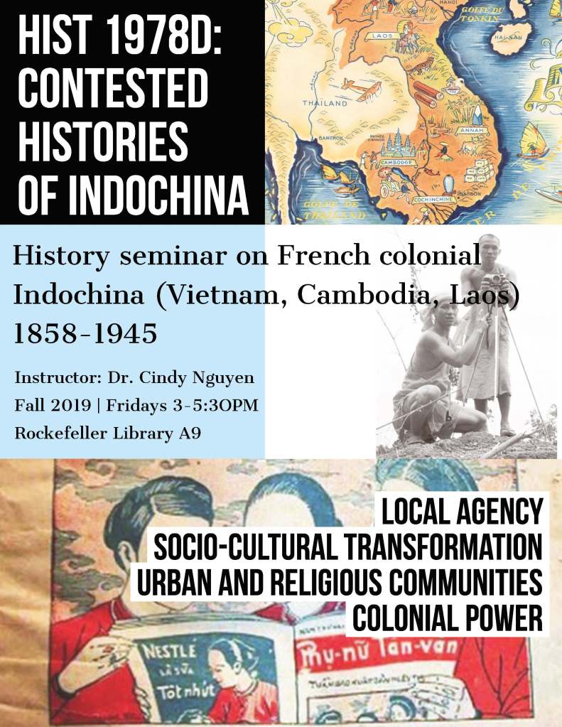 [SYLLABUS] Contested Histories of Colonial Indochina – Cindy A. Nguyen